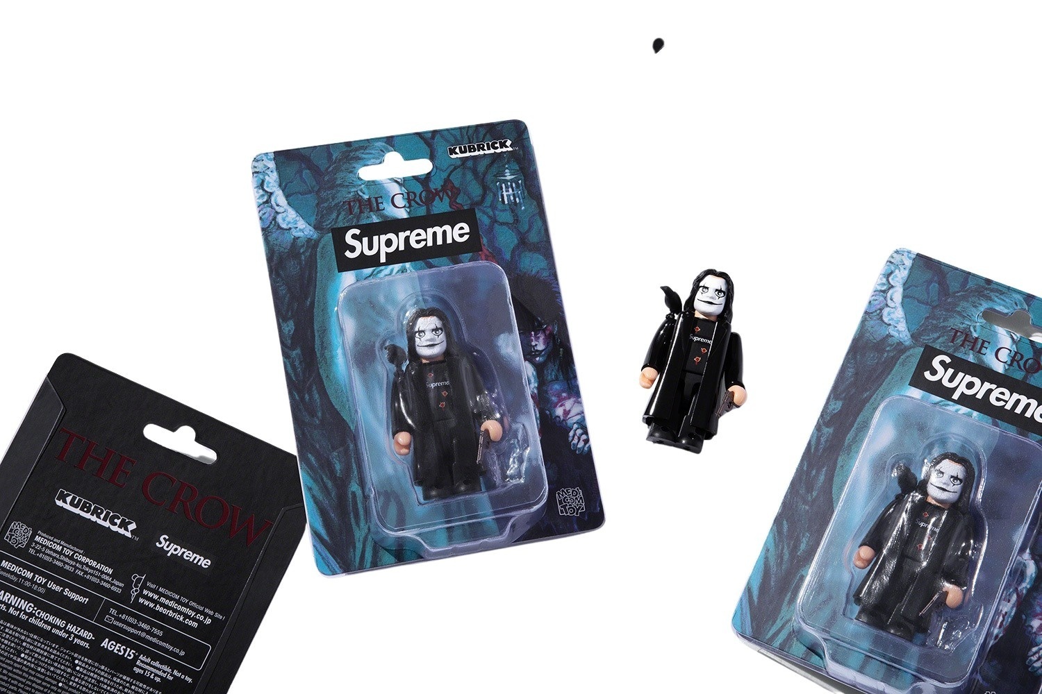 Supreme®/The Crow KUBRICK 100%